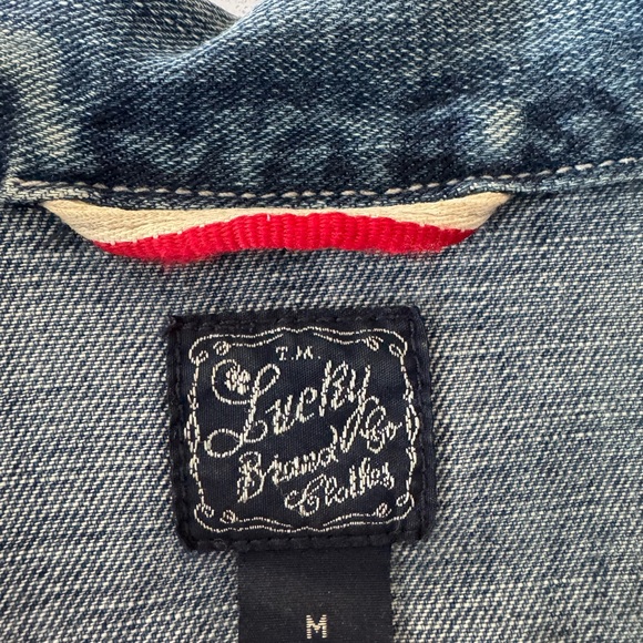Lucky Brand Vintage Jean Jacket 3/4 Length Sleeves. - Picture 2 of 9